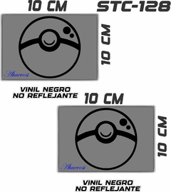 Imagen de CALCOMANIAS REFLEJANTES POKEBALL