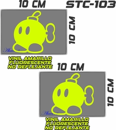 CALCOMANIAS REFLEJANTES BOB-OMBAS MARIO BROS - comprar en línea