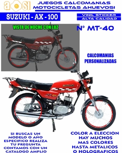 KIT REFLECTIVOS SUZUKI AX100 AX 100 - comprar en línea