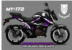 KIT REFLECTIVOS Suzuki Gixxer 250 Naked Panter ApodO - Ahuevosi