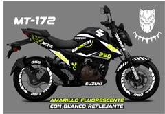 KIT REFLECTIVOS Suzuki Gixxer 250 Naked Panter ApodO - comprar en línea