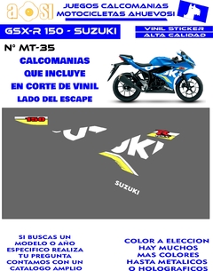 GSX-R 150 - SUZUKI CALCOMANIAS - comprar en línea