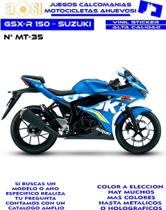 GSX-R 150 - SUZUKI CALCOMANIAS