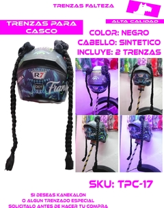 TRENZAS CASCO CABELLO SINTETICO - comprar en línea