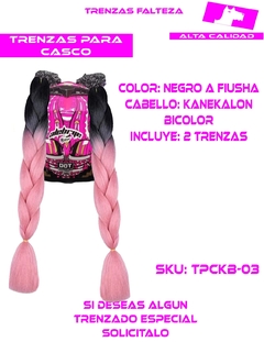 TRENZAS CASCO CABELLO KANEKALON en internet