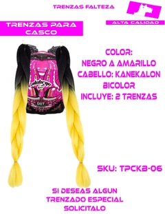 Imagen de TRENZAS CASCO CABELLO KANEKALON