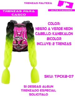 TRENZAS CASCO CABELLO KANEKALON