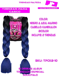 TRENZAS CASCO CABELLO KANEKALON - Ahuevosi