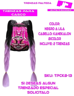 TRENZAS CASCO CABELLO KANEKALON