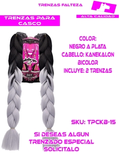 TRENZAS CASCO CABELLO KANEKALON en internet