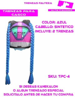 TRENZAS CASCO CABELLO SINTETICO en internet