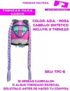 TRENZAS CASCO CABELLO SINTETICO - tienda en línea