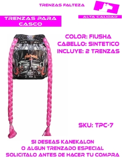 Imagen de TRENZAS CASCO CABELLO SINTETICO