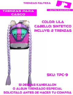 TRENZAS CASCO CABELLO SINTETICO - comprar en línea