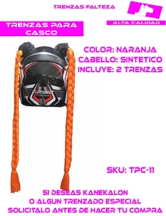 TRENZAS CASCO CABELLO SINTETICO - Ahuevosi