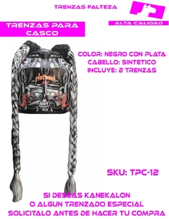 TRENZAS CASCO CABELLO SINTETICO - tienda en línea