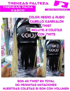 TRENZAS CASCO CABELLO TWIST