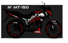 KIT REFLECTIVOS VENTO CYCLONE 150 - 200 Redbull