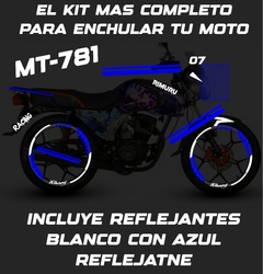 LITHIUM 190 VENTO KIT DE CALCOMANIAS VINIL RACING ANIME RIMURU + REFLEJANTES (A2) en internet