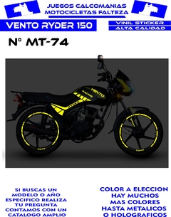 KIT REFLECTIVOS VENTO Ryder 150