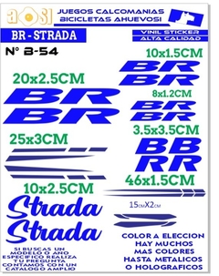 Mercurio Br Strada Calcomanias para bici - comprar en línea