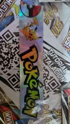 STIKER PARA BARRAS-POKEMON