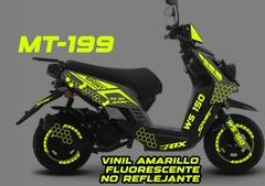 KIT CALCOMANIAS REFLEJANTES WS 150 SPORT - Ahuevosi