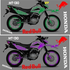 KIT REFLECTIVOS Honda Xr150l Redbull