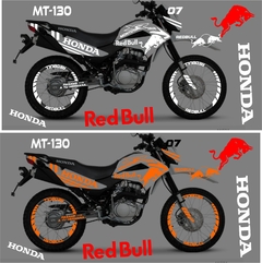 KIT REFLECTIVOS Honda Xr150l Redbull - tienda en línea