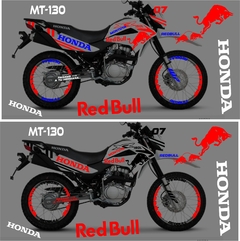 KIT REFLECTIVOS Honda Xr150l Redbull - comprar en línea