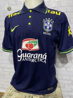 Camisa Seleção Brasileira Gola Polo Guaraná