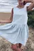 SHORT LIGHT BLUE FLY DRESS - Guillermina Regalado