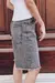 GREY DENIM SHORTS - Guillermina Regalado