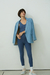 LIGHT BLUE DENIM BLAZER - Guillermina Regalado