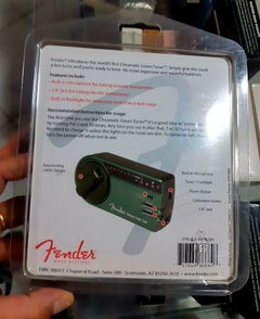 Afinador Fender GT-1000 Chromatic Turner Green - comprar online