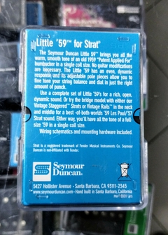 Seymour Duncan SL59-1n Little ´59 Neck for Strat Preto - Tone Master I Venda de Captadores para Guitarra I Captadores para Baixo