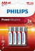 Pilhas Philips Alcalinas AAA (Palito)