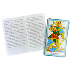 O Tradicional Taro de Marselha 78 cartas Plastificado Manual - Margaran Comércio