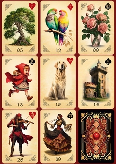 KIT Livro completo do baralho Petit Lenormand + Baralho Lenormand Clássico - Margaran Comércio