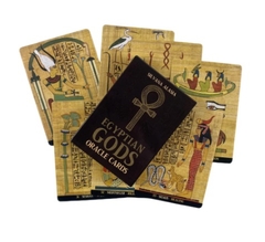 Egyptian Gods Oracle Cards - Deck com 36 cartas - Margaran Comércio