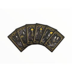 Baralho O Tarot Negro De Marselha Tarô 22 Cartas E Manual - loja online