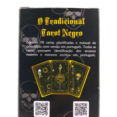 O Tradicional Taro Negro 78 Cartas Plastificadas com Manual - Margaran Comércio