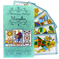 O Tradicional Taro de Marselha 78 cartas Plastificado Manual