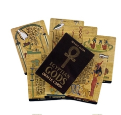 Egyptian Gods Oracle Cards - Deck com 36 cartas