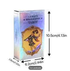 Cartas de Leitura Holográficas - Baralho Clássico de Waite para Maiores de 14 Anos Cartas Holográficas com Design de Gl - comprar online