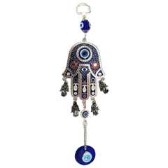 Móbile Mão Hamsa Com Olho Grego 23cm - comprar online