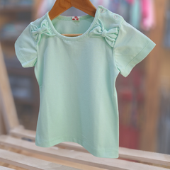 REMERA BEBA MOÑITOS AQUA - Emaivi