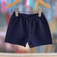 SHORT BÁSICO BEBÉ/A AZUL MARINO