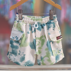 SHORT CARGO BEBE BATIK VERDE