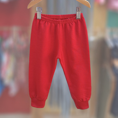 PANTALÓN JOGGING BEBÉ ROJO